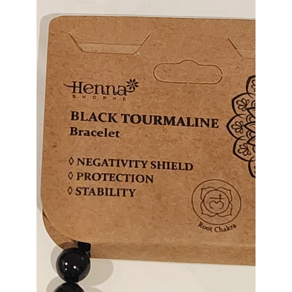 Brand New Henna Black Tourmaline Bracelet - Picture 3 of 3